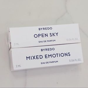 Byredo new for 2021: Open Sky and Mixed Emotions